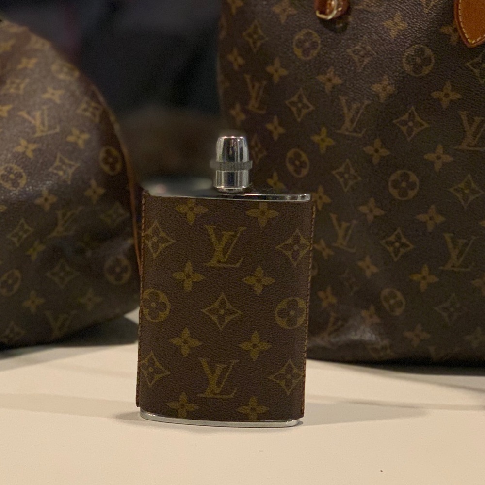 vintage LOUIS VITTON flask